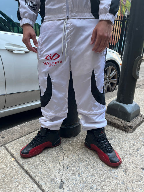“Fire Red” Convertible Track Pants