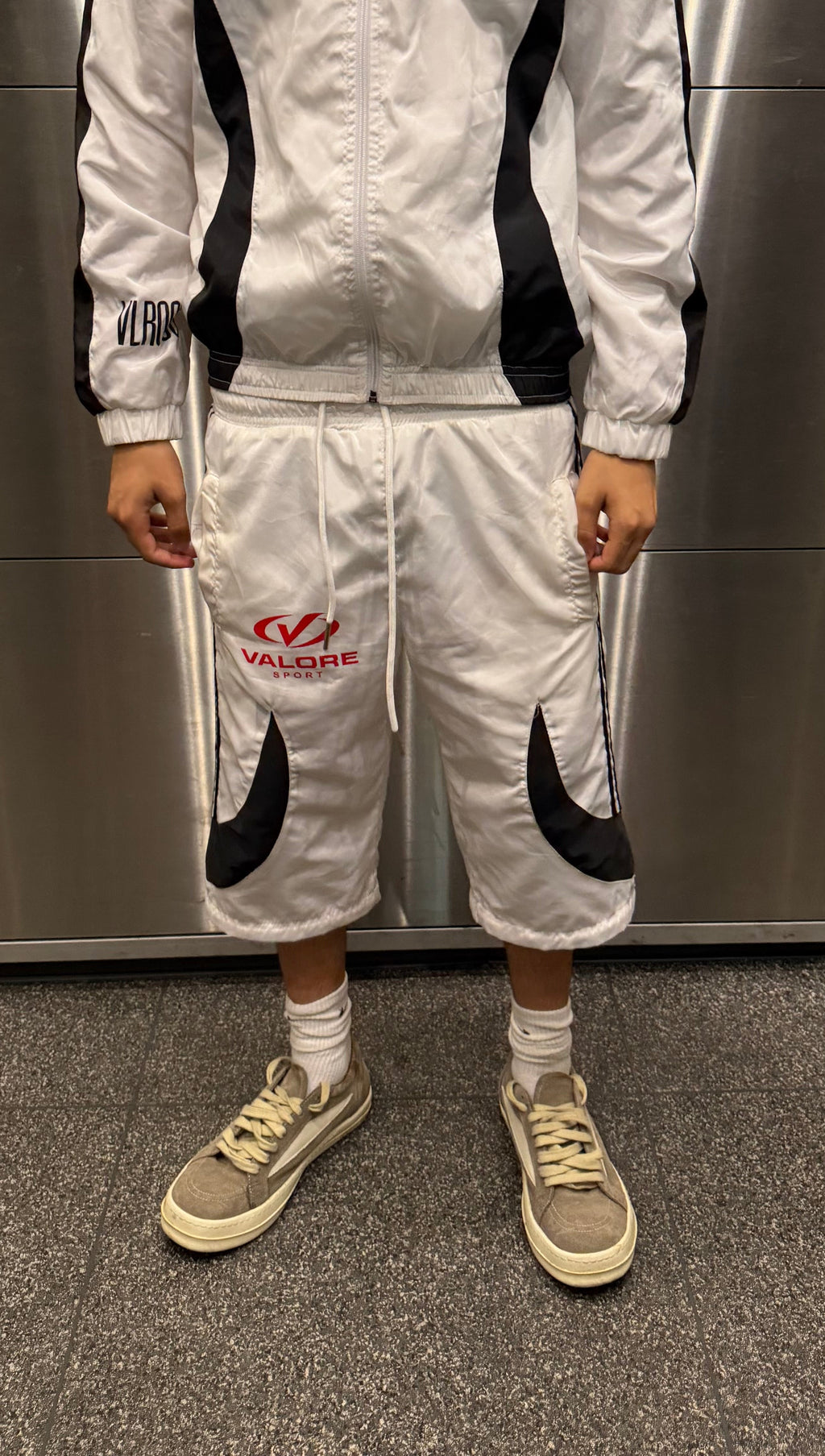 “Fire Red” Convertible Track Pants